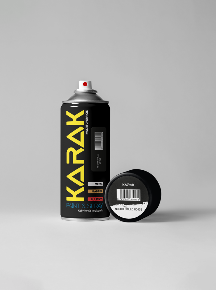 Spray 200ml Negro Brillo