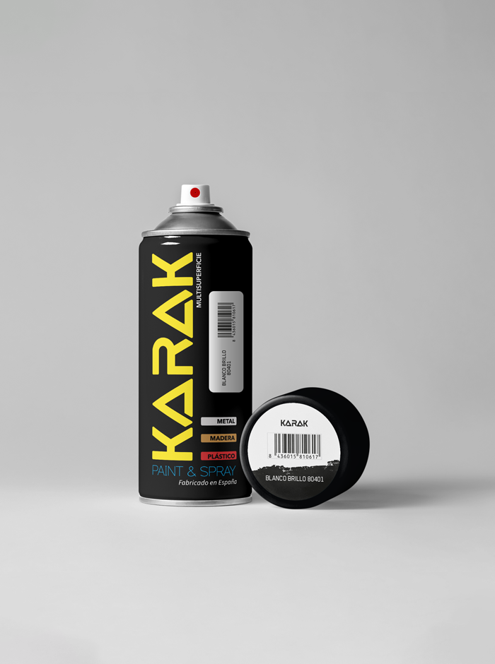 Spray 200ml Blanco Brillo