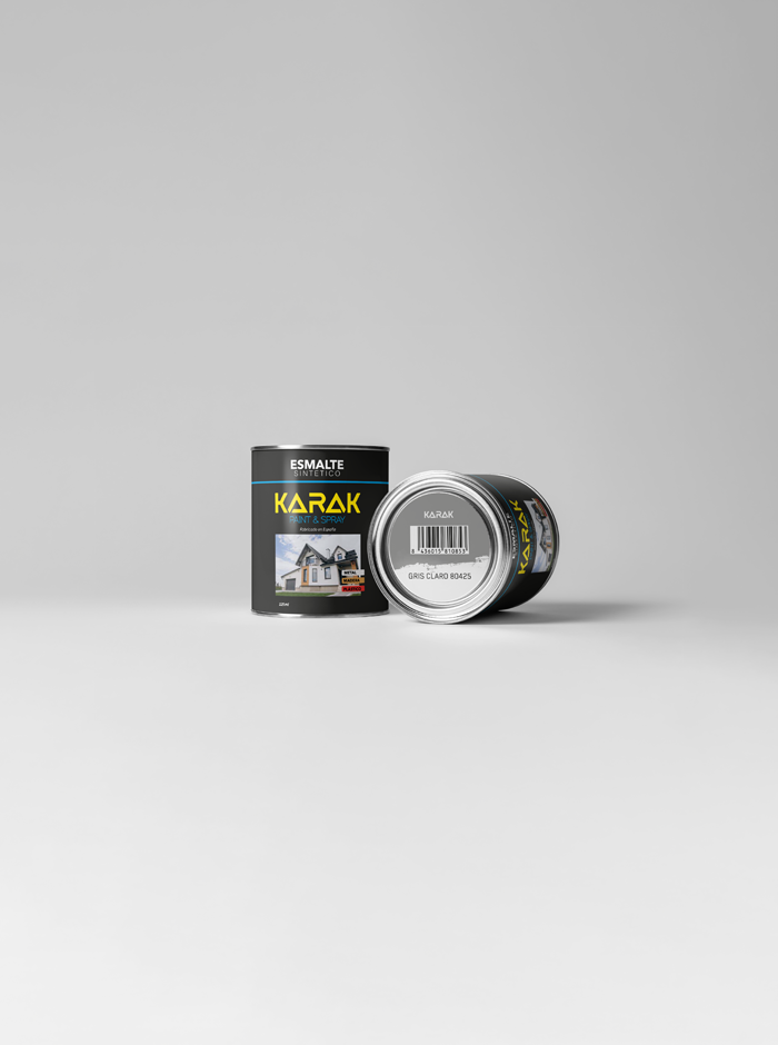 Lata 125ml Esmalte Sintético Gris Claro