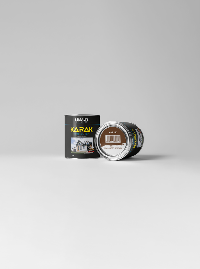 Lata 125ml Esmalte Sintético Marrón Oscuro