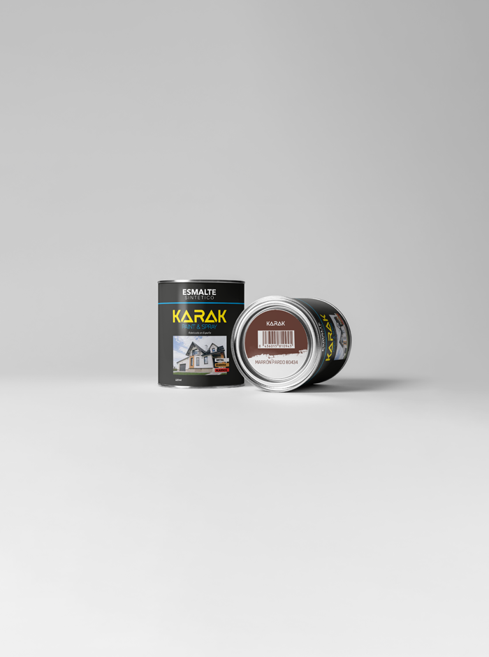 Lata 125ml Esmalte Sintético Marrón Pardo