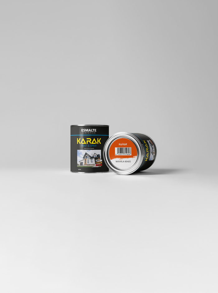 Lata 125ml Esmalte Sintético Naranja