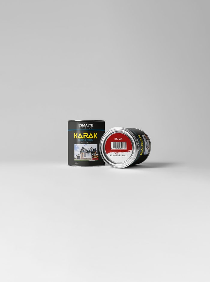 Lata 125ml Esmalte Sintético Rojo Inglés