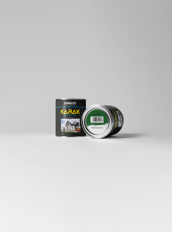 Lata 125ml Esmalte Sintético Verde Olivo