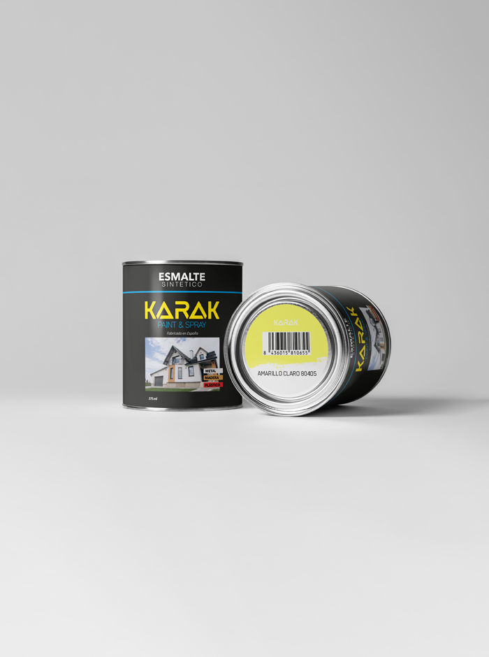 Lata 375ml Esmalte Sintético Amarillo Claro