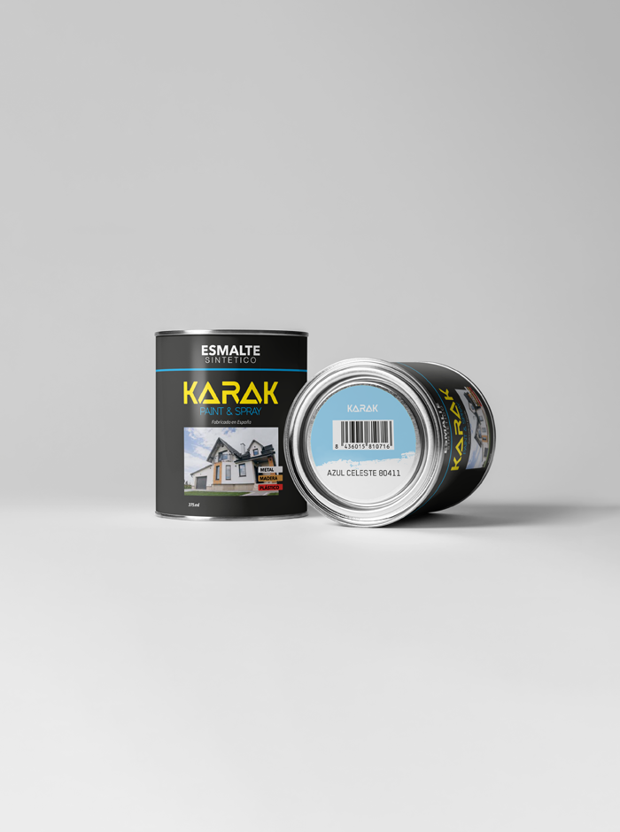 Lata 375ml Esmalte Sintético Azul Celeste