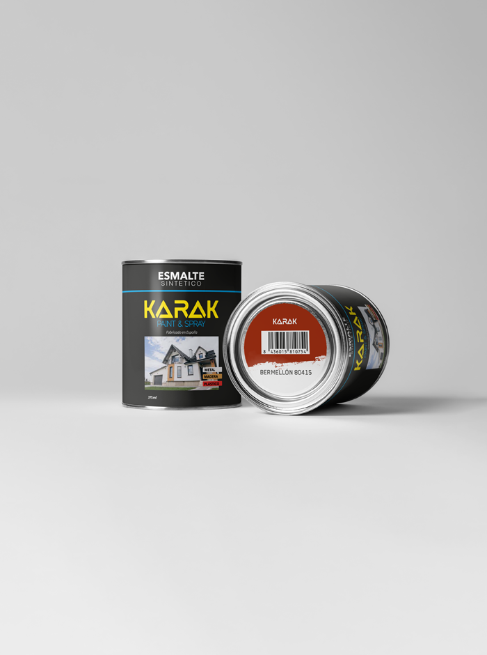 Lata 375ml Esmalte Sintético Bermellón