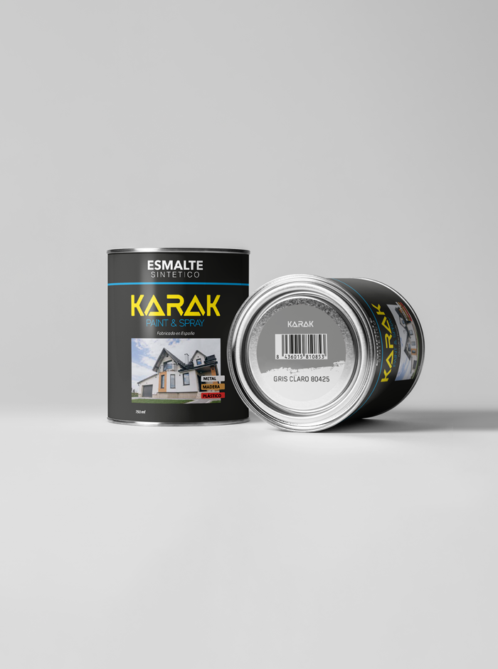 Lata 750ml Esmalte Sintético Gris Claro