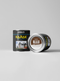 Lata 750ml Esmalte Sintético Marrón Oscuro