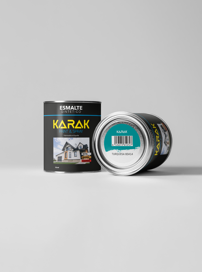 Lata 750ml Esmalte Sintético Turquesa